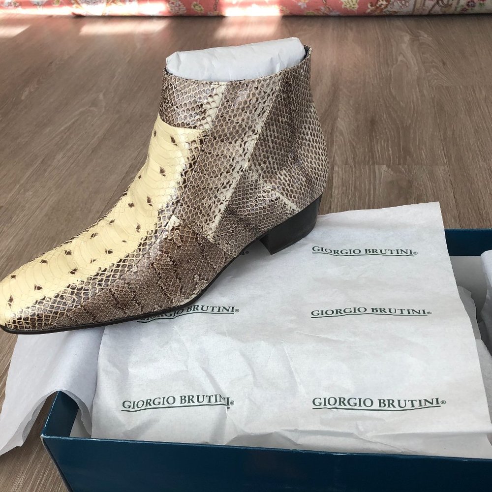 Georgio Brutini Tuscon snake leather shoe - Men’s 8